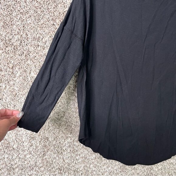 Michael Stars Top Women’s OS Black Long Sleeve - Picture 2 of 5